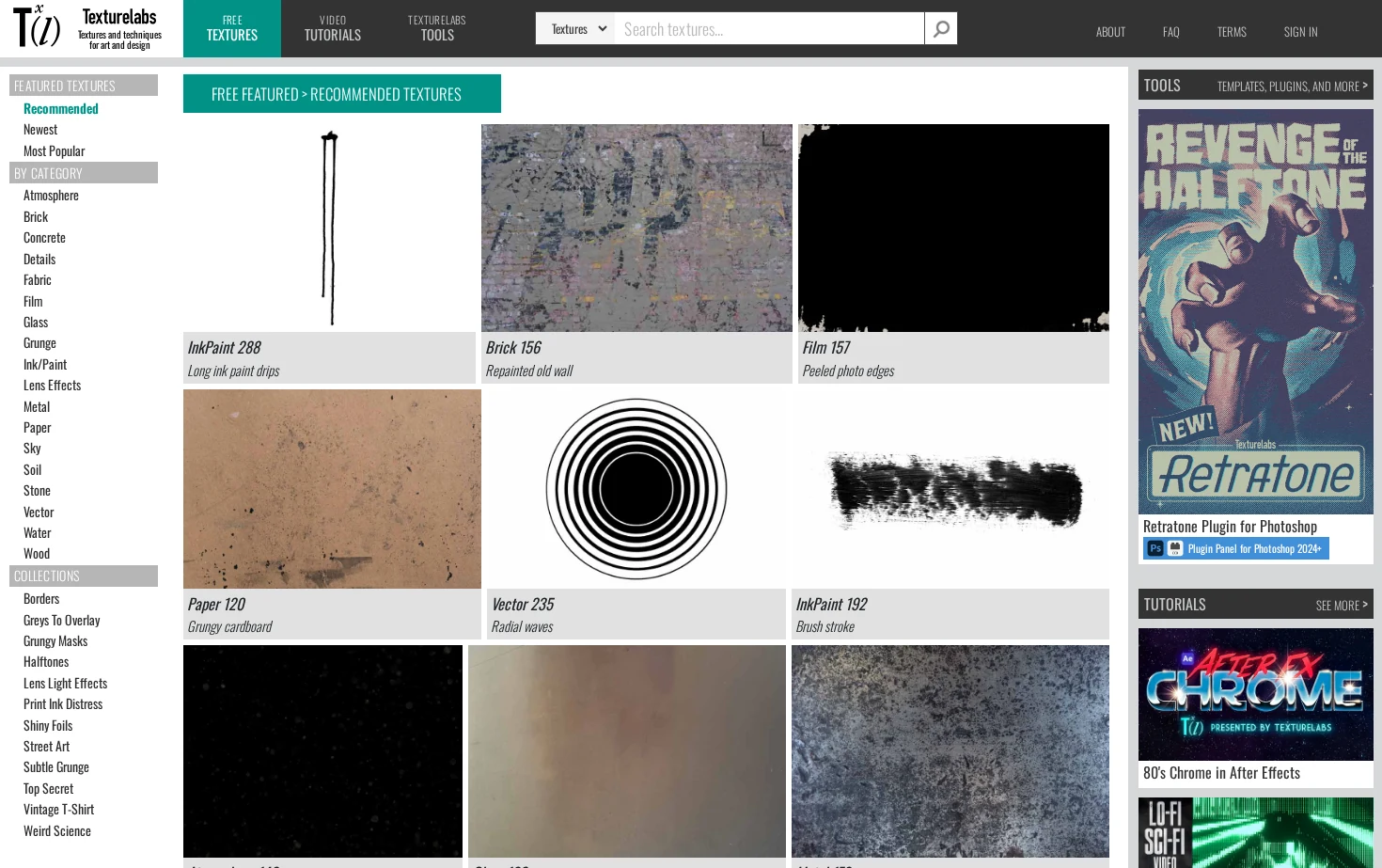 Texturelabs 页面快照